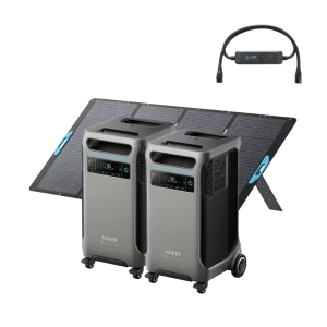 2× Anker SOLIX F3800 + Double Power Hub + 400W Solar Panel